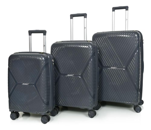 طقم شنط سفر مورانو مصنوع من البولي بروبلين 3 قطع ر...