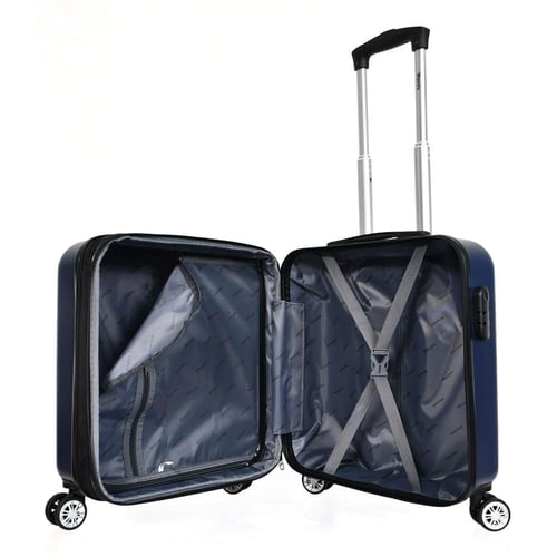 مورانو شنط سفر فايبر 20 أنش كبينة الطائرة كحلي