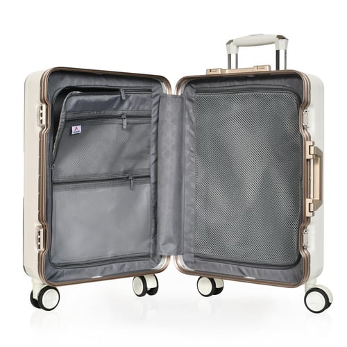 شنط سفر مصنوعة من بولي كاربونيت و الومنيوم و 20 ان...