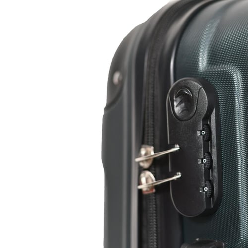 مورانو شنط سفر فايبر 20 أنش كبينة الطائرة أخضر