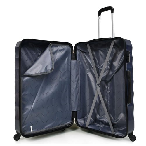 مورانو طقم شنط سفر فايبر ثلاثة قطع كحلي