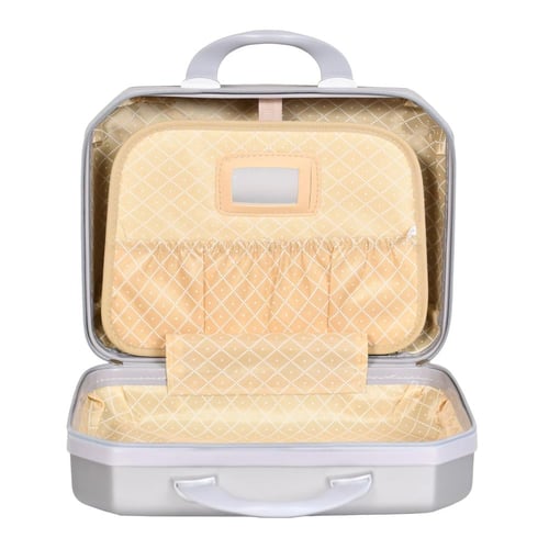 مورانو طقم شنط سفر فايبر اربع قطع سلفر