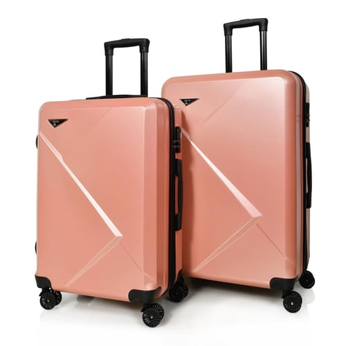 مورانو طقم شنط سفر فايبر ثلاثة قطع روز