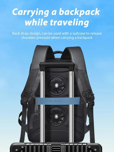 AIBAG شنطة ظهر متطورة بمروحة للظهر