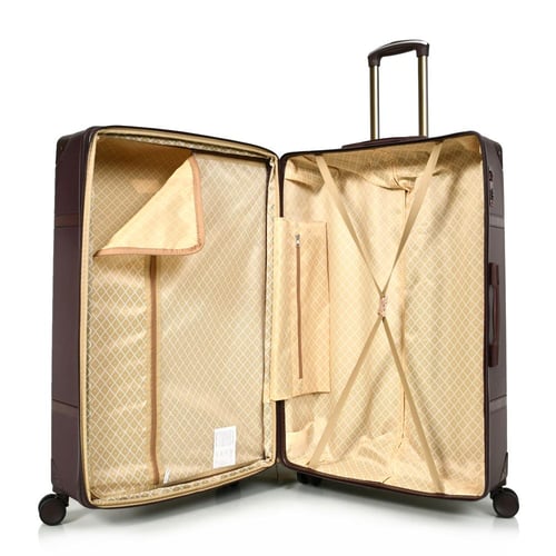 طقم شنط سفر كلاسيك مورانو من7 قطع فايبر و جلد فاخر...