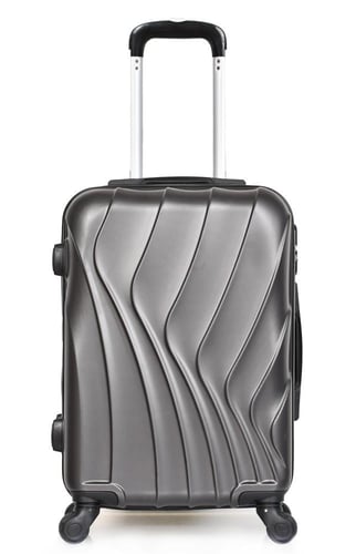 مورانو شنط سفر فايبر 20 أنش كبينة الطائرة رمادي غا...