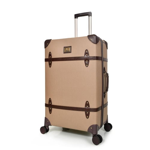 طقم شنط سفر كلاسيك جلد بلكامل مورانو اربع قطع بني...