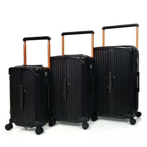 مورانو طقم شنط سفر فايبر اركان الامنيوم ثلاثة قطع...