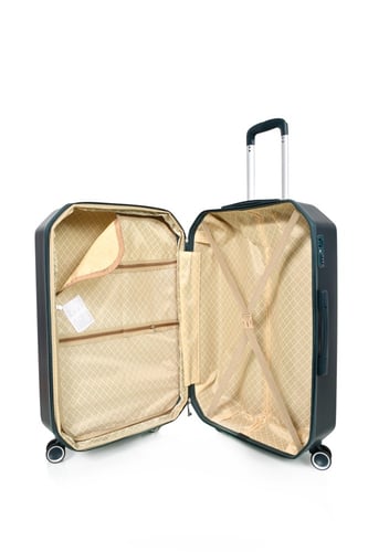 طقم شنط سفر مورانو فايبر بتصميم معين هندسي مكون من...