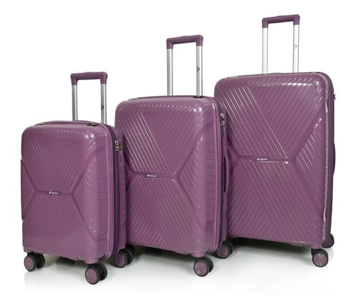 طقم شنط سفر مورانو مصنوع من البولي بروبلين 3 قطع ب...