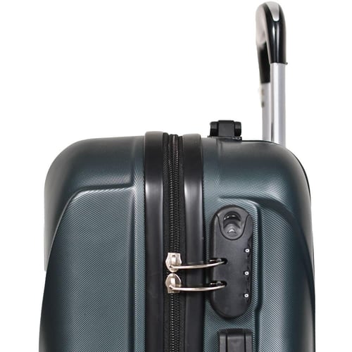 مورانو شنط سفر فايبر 20 أنش كبينة الطائرة أخضر