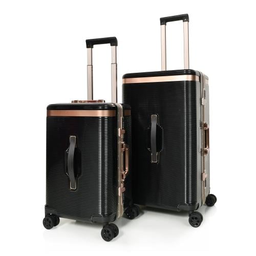 طقم شنط سفر فايبر الومينيوم من مورانو فاخر 2 قطع ل...