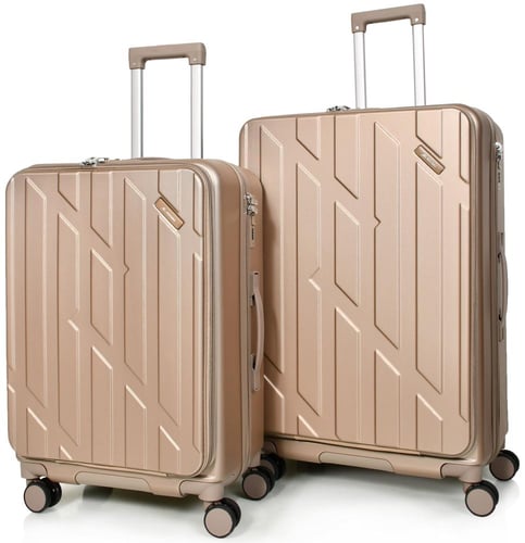 مورانو طقم شنط سفر مكون من 3 حقائب ذهبي