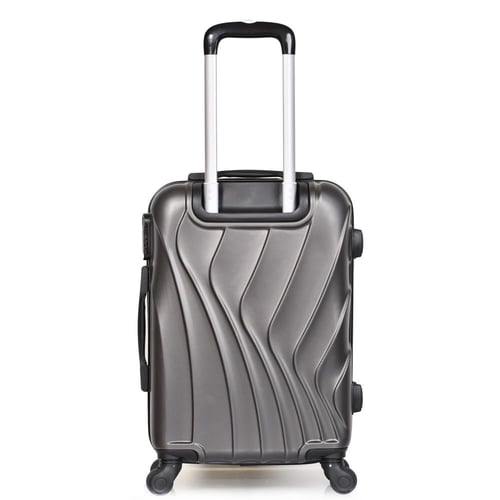 مورانو شنط سفر فايبر 20 أنش كبينة الطائرة رمادي غا...