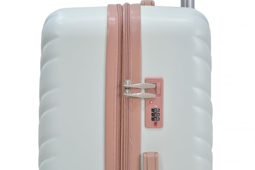 طقم شنط من 3 قطع + 1 مكياج من Star Line (أبيض)