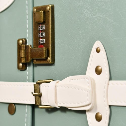 مورانو طقم شنط سفر كلاسيك جلد اربع قطع اخضر