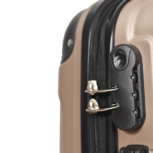 مورانو شنط سفر فايبر 20 أنش كبينة الطائرة ذهبي