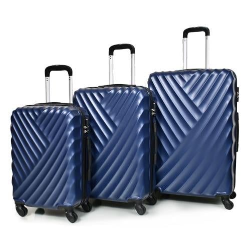 مورانو طقم شنط سفر فايبر ثلاثة قطع كحلي