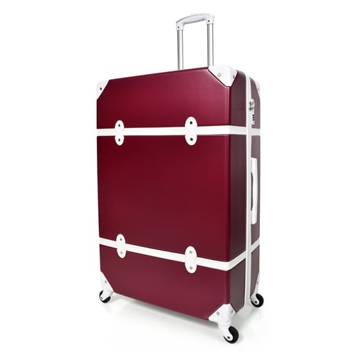 طقم شنط سفر كلاسيك مورانو من7 قطع فايبر و جلد فاخر...