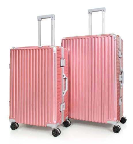 مورانو طقم شنط سفر المنيوم و فايبر ثلاثة قطع تصميم...