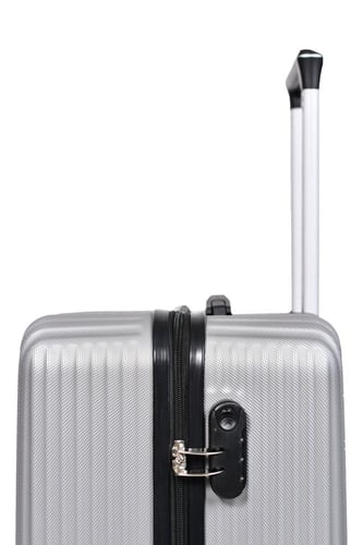 طقم شنط سفر من ويفز 3 قطع فايبر عصري سلفر