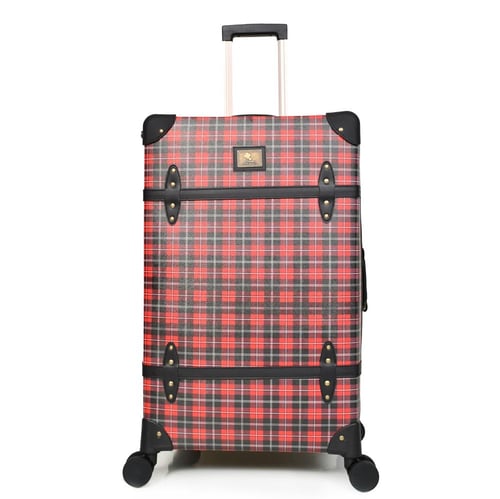 طقم شنط سفر كلاسيك جلد بلكامل مورانو اربع قطع بني...