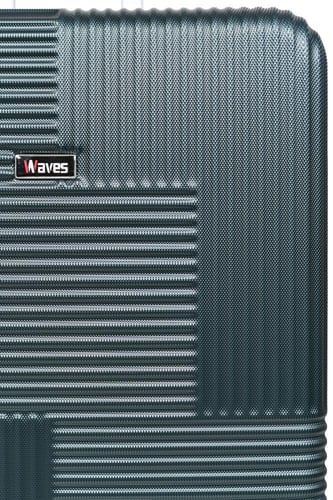 طقم شنط سفر من ويفز 3 قطع فايبر عصري أخضر