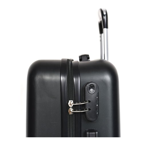 مورانو شنط سفر فايبر كبينة الطائرة 20 انش أسود