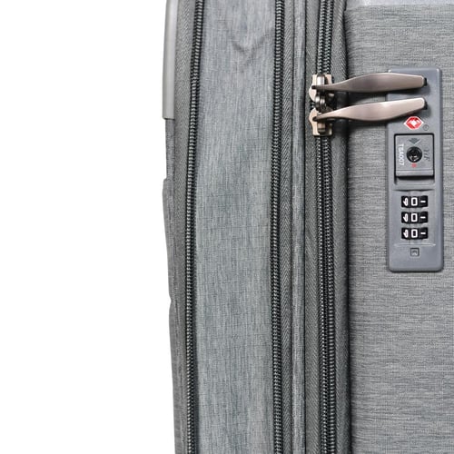 مورانو طقم شنط سفر قماش ثلاثة قطع رمادي