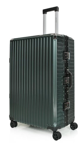 مورانو طقم شنط سفر المنيوم و فايبر ثلاثة قطع تصميم...