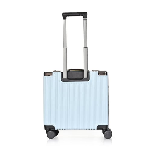 مورانو شنط سفر الومنيوم 18 أنش كبينة الطائرة سماوي