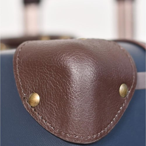 طقم شنط سفر كلاسيك جلد بلكامل مورانو اربع قطع كحلي