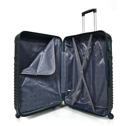 مورانو طقم شنط سفر فايبر ثلاث قطع مع شنطة مكياج بت...