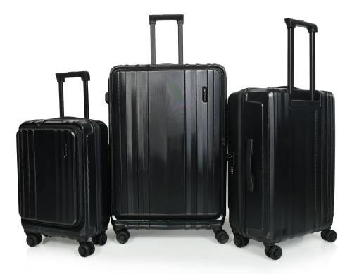 مورانو سبشل طقم شنط سفر فايبر ثلاثة قطع أسود