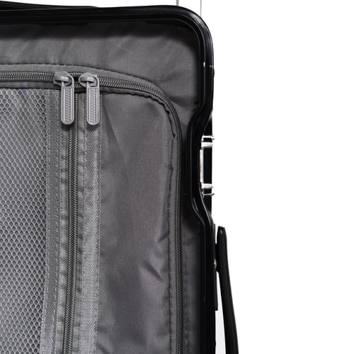 مورانو طقم شنط سفر فاخر قطعتين الومنيوم أسود