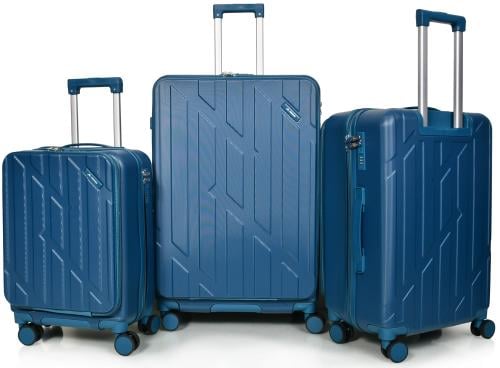 مورانو طقم شنط سفر مكون من 3 حقائب أزرق