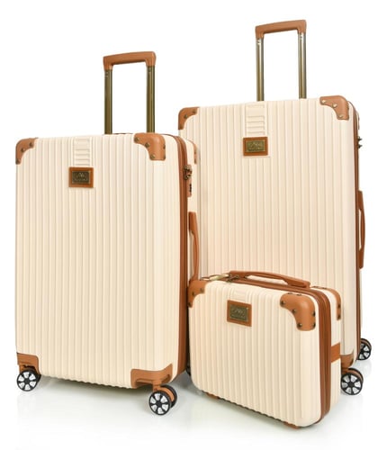 مورانو طقم شنط سفر فايبر 4 قطع