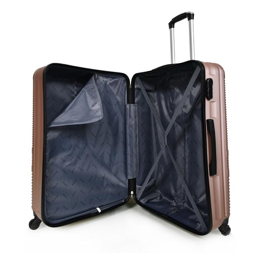 مورانو طقم شنط سفر فايبر 3 قطع مخطط روز