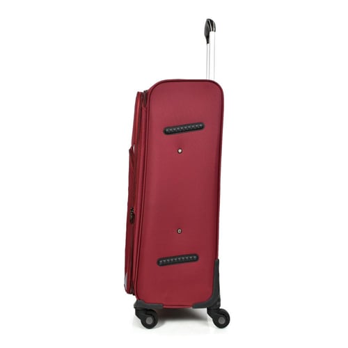 مورانو طقم شنط سفر قماش ثلاثة قطع أحمر