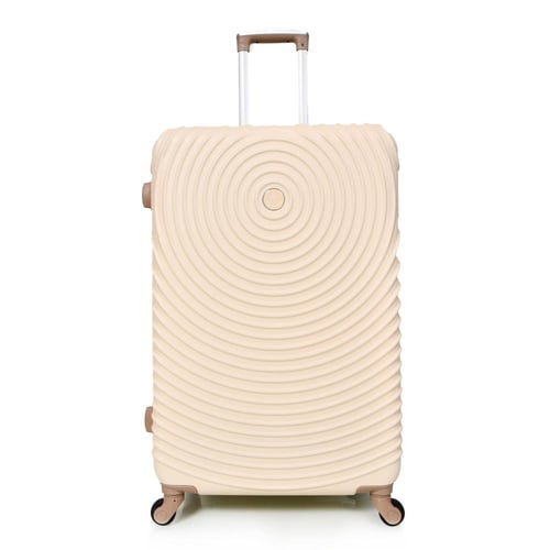 مورانو طقم شنط سفر فايبر ثلاث قطع مع شنطة مكياج بت...