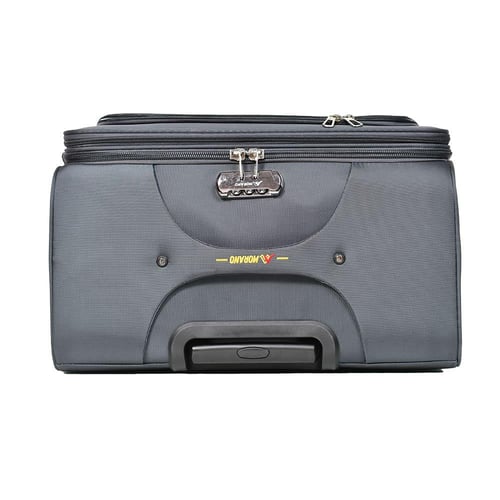 مورانو طقم شنط سفر قماش 4 قطع رمادي