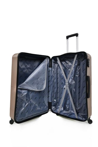 طقم شنط سفر من ويفز 3 قطع فايبر عصري قولد