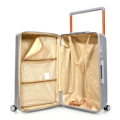 مورانو طقم شنط سفر فايبر اركان الامنيوم ثلاثة قطع...