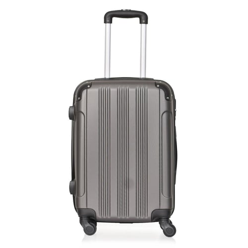 مورانو شنط سفر فايبر 20 أنش كبينة الطائرة رصاصي