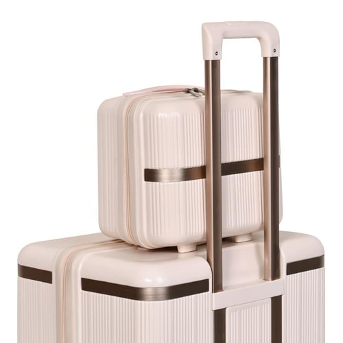 مورانو سبشل طقم شنط سفر فايبر اربع قطع وردي