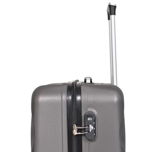 مورانو طقم شنط سفر فايبر ثلاثة قطع رصاصي