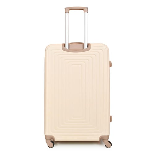 مورانو طقم شنط سفر فايبر 4 قطع بيج كاكي