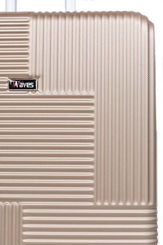 طقم شنط سفر من ويفز 3 قطع فايبر عصري قولد