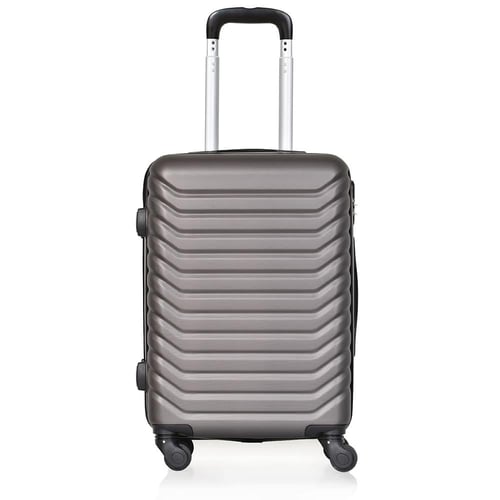 مورانو شنط سفر فايبر 20 أنش كبينة الطائرة رمادي