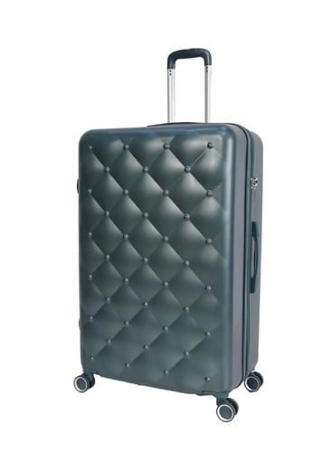 مورانو طقم شنط سفر فايبر بسحاب توسعة 6 قطع أخضر